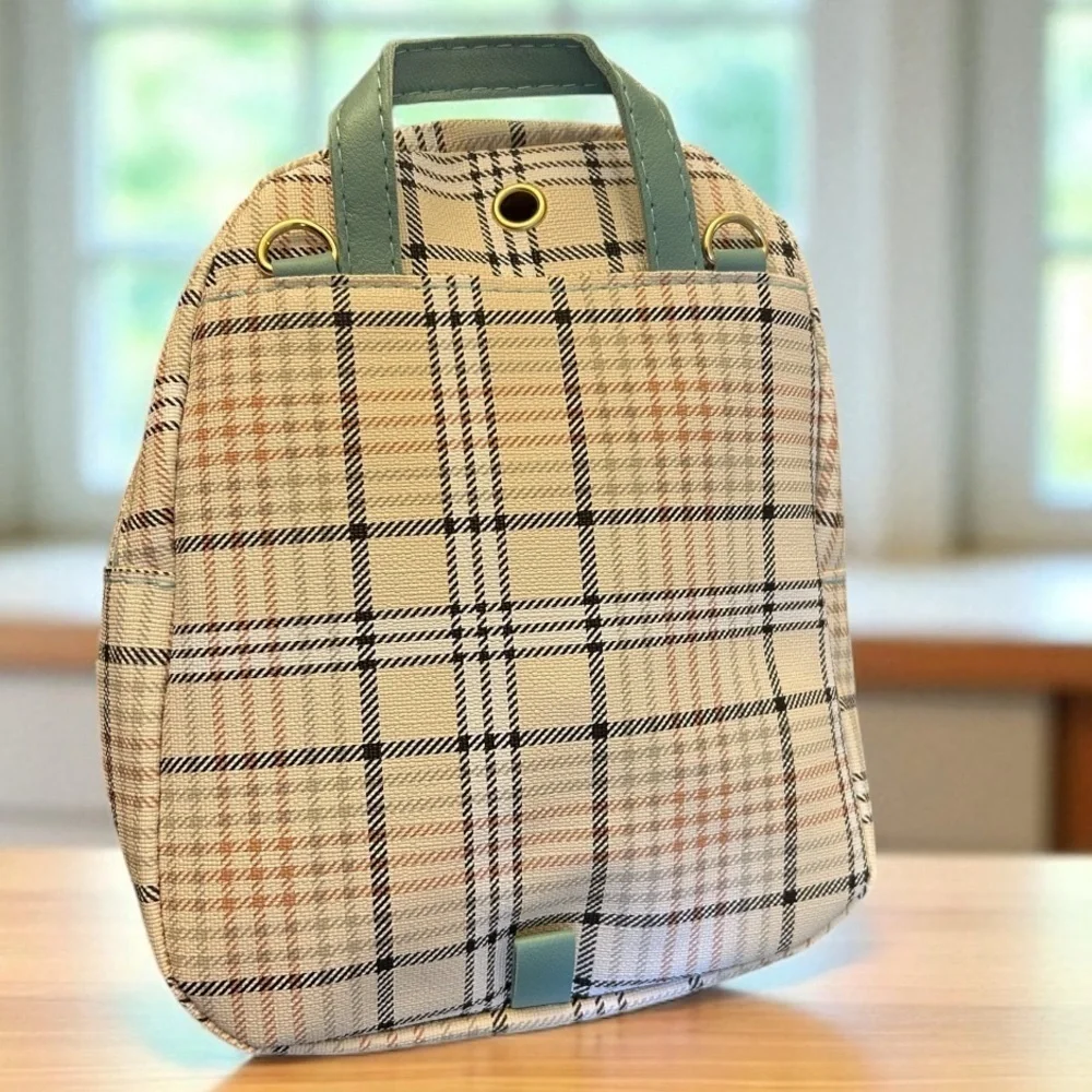 Hello Kitty Blue Plaid Bag